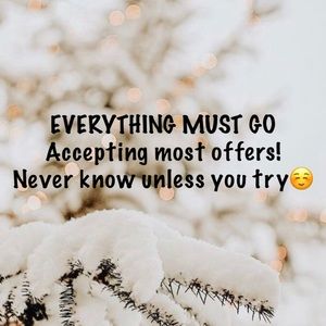 ✨EVERYTHING MUST GO✨